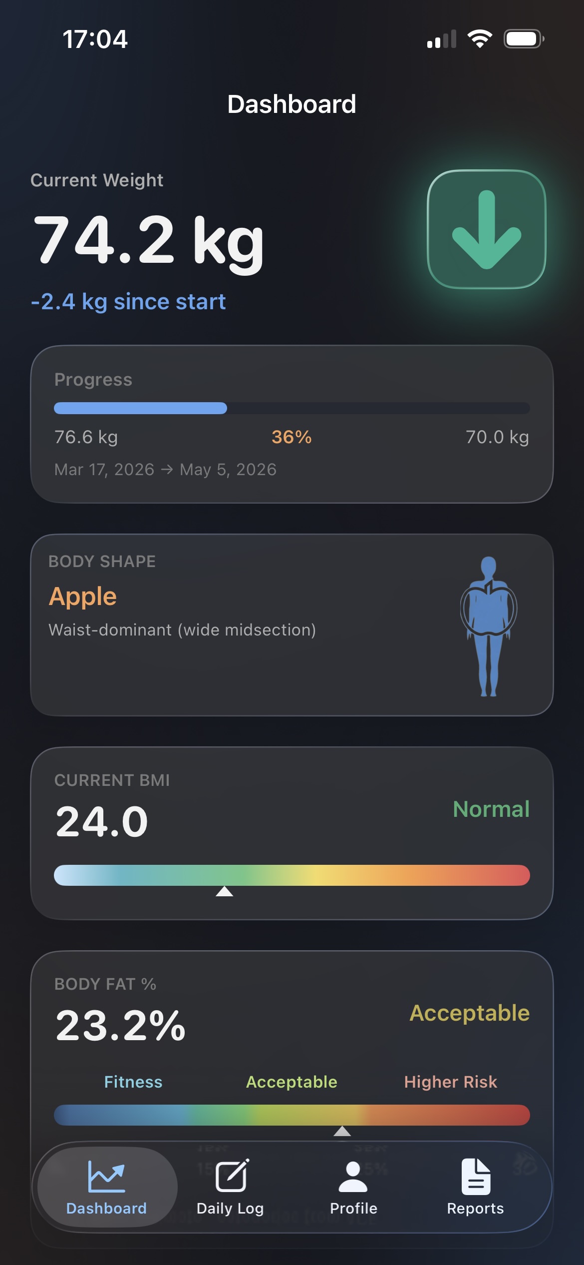 GetToWeight app screenshot 1